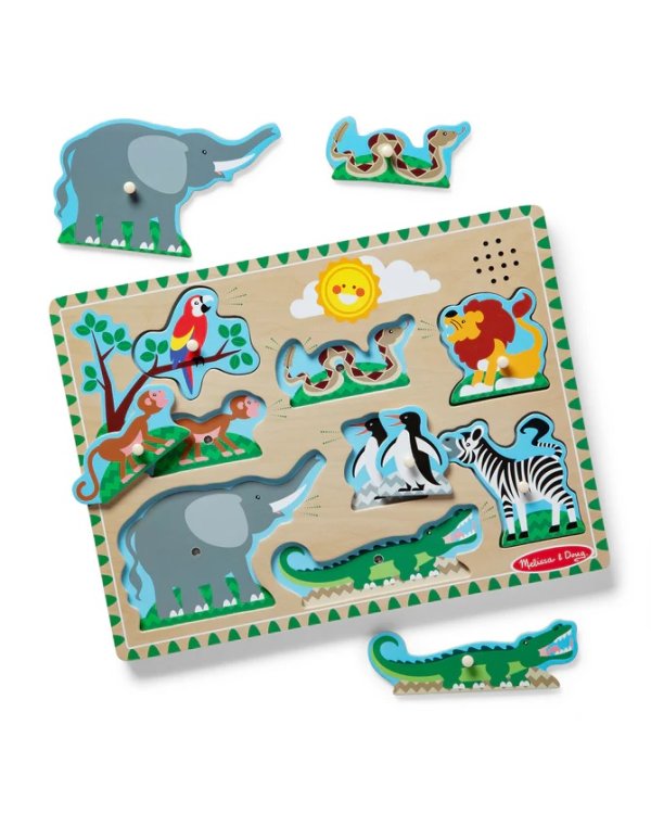 MELISSA&DOUG Пазл со звуками зоопарк