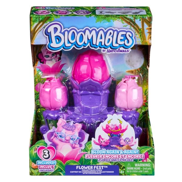 HATCHIMALS Игровой набор Flower Fest 3шт