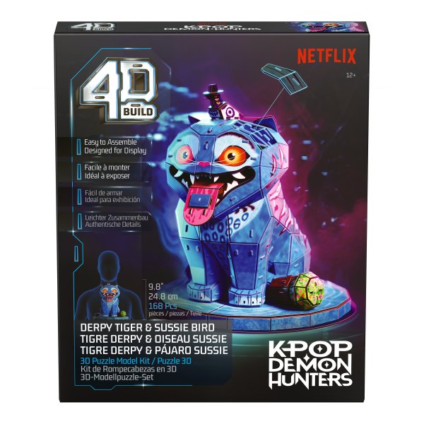 Обложка книги «K-POP DEMON HUNTERS 4D PUZZLE Пазл Кей-поп-охотницы на демонов - Дерпи»