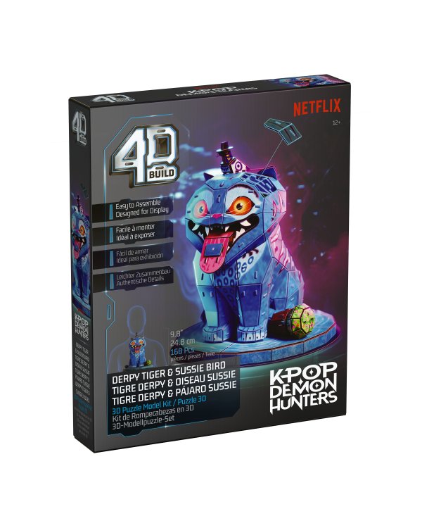 Дополнительное изображение книги «K-POP DEMON HUNTERS 4D PUZZLE Пазл Кей-поп-охотницы на демонов - Дерпи»