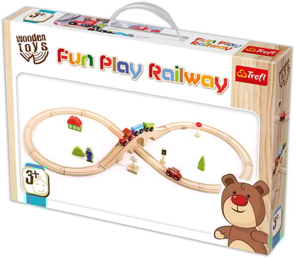 TREFL WOODEN TOYS Железная дорога