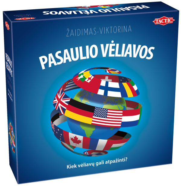 TACTIC настольная игра – ФЛАГИ МИРА, на литовском яз.