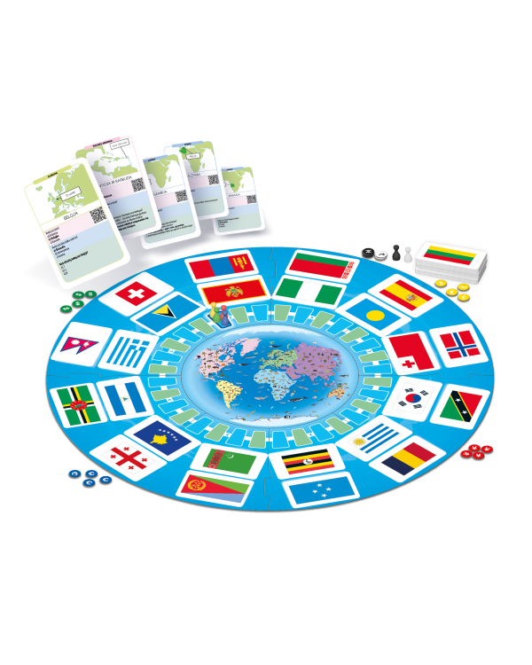 TACTIC настольная игра – ФЛАГИ МИРА, на литовском яз.