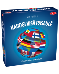 TACTIC настольная игра – ФЛАГИ МИРА, на латышском яз.