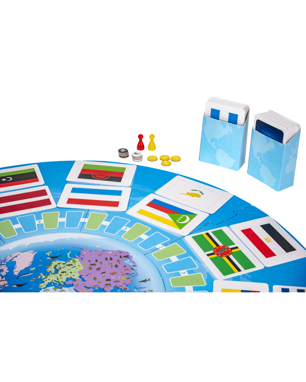 TACTIC настольная игра – ФЛАГИ МИРА, на латышском яз.