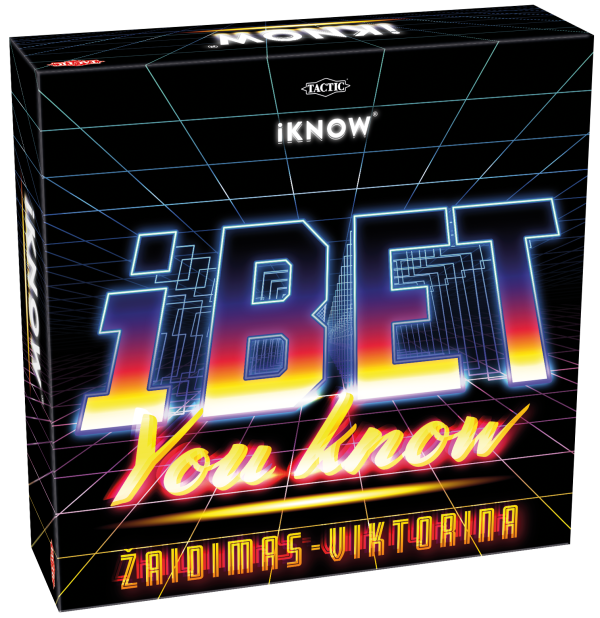 Обложка книги «TACTIC Настольная игра «i Know i Bet You know» (на литовском языке)»