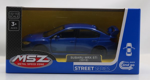 Обложка книги «MSZ металлическая модель Subaru WRX STI, масштаб 1:40»