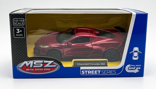 Обложка книги «MSZ металлическая модель 2024 Chevrolet Corvette C8 Z06 , масштаб 1:43»