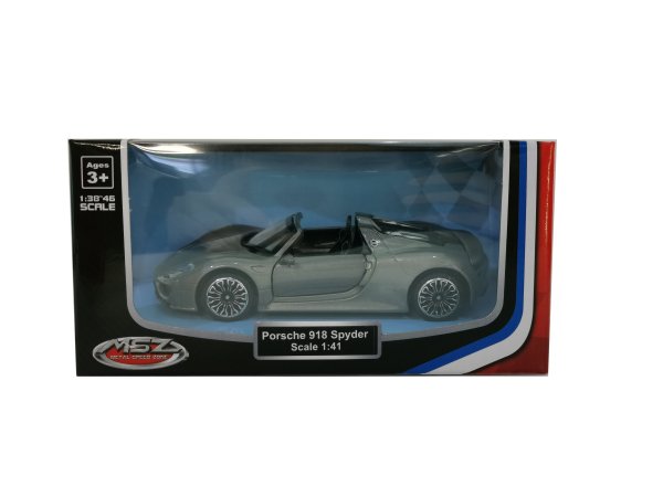 MSZ металлическая модель Porsche 918 Spyder 1:41 MSZ металлическая модель Porsche 918 Spyder 1:41