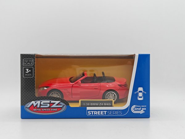 Обложка книги «MSZ металлическая модель BMW Z4 M30i 1:38»