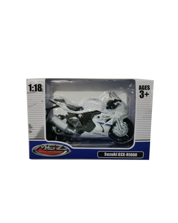 MSZ металлическая модель SUZUKI GSR-R1000 1:18