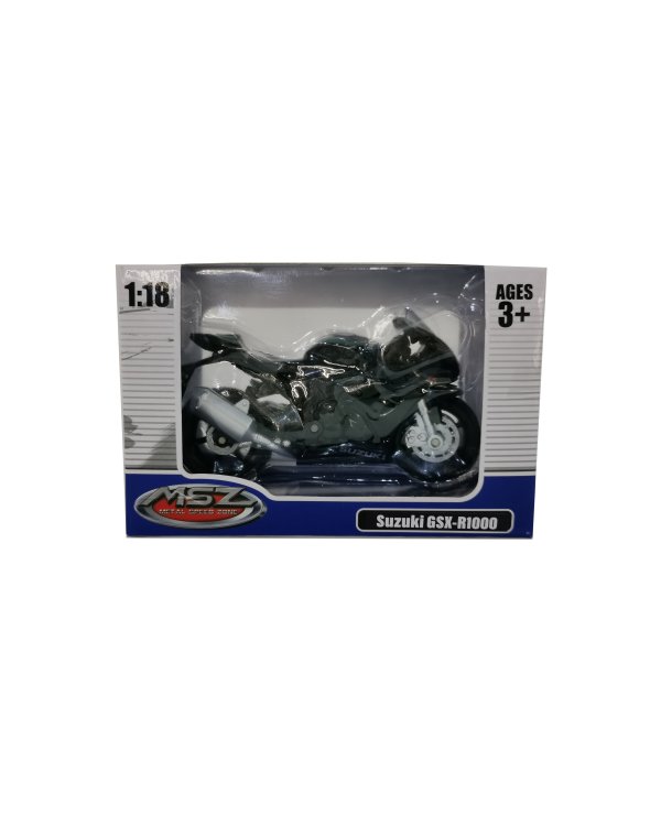 MSZ металлическая модель SUZUKI GSR-R1000 1:18