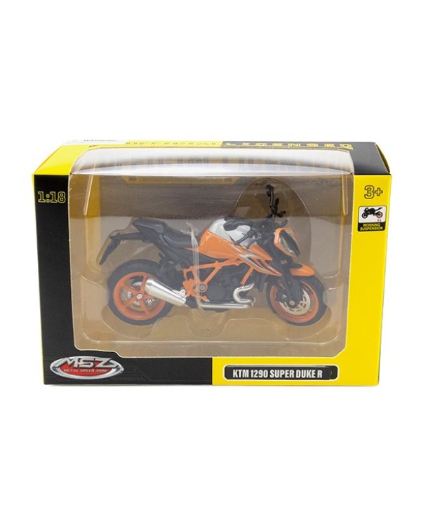 MSZ металлическая модель KTM 1290 Super Duke R 1:18