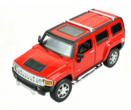 Обложка книги «MSZ металлическая модель Hummer H3, масштаб 1:24»