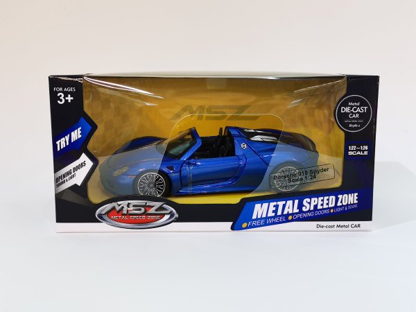 MSZ металлическая модель Porsche 918 Spyder 1:24
