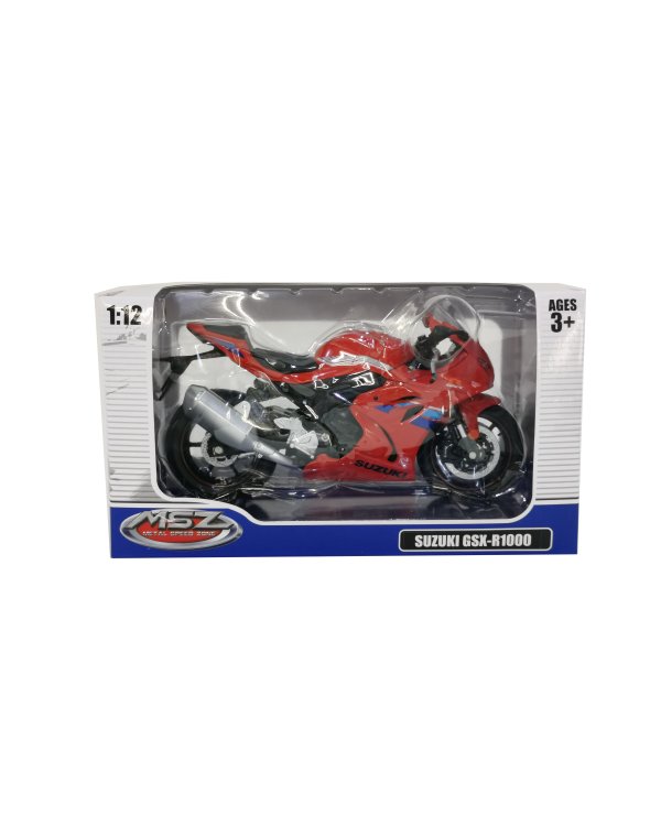MSZ металлическая модель SUZUKI GSR-R1000 1:12