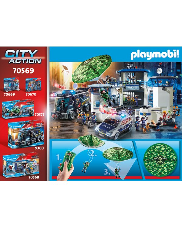 Дополнительное изображение книги «PLAYMOBIL City Action Полицейский парашют 70569»