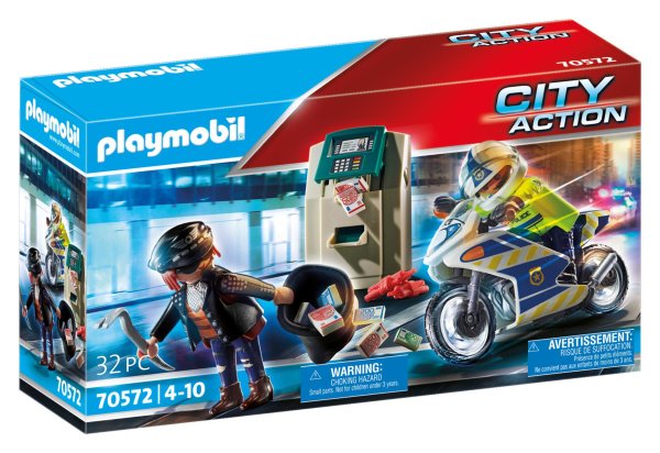 PLAYMOBIL City Action Погоня за грабителем банка 70572