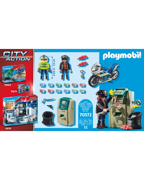 PLAYMOBIL City Action Погоня за грабителем банка 70572