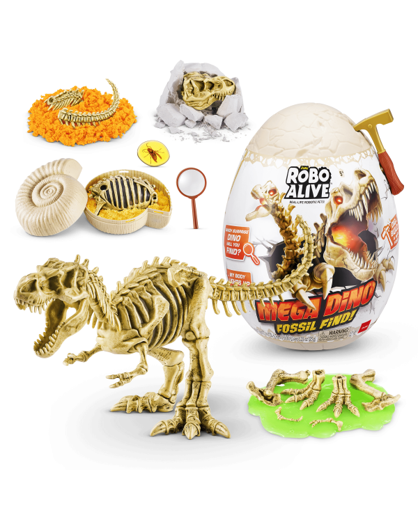 ROBOALIVE интерактивная игрушка Mega Dino fossil