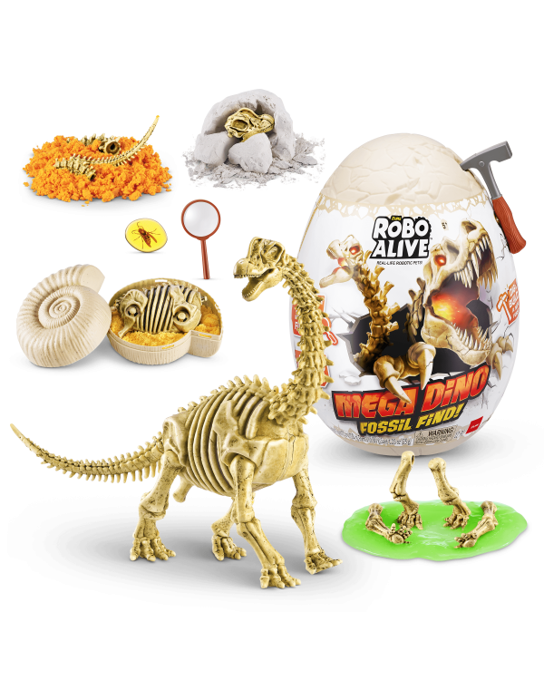 ROBOALIVE интерактивная игрушка Mega Dino fossil