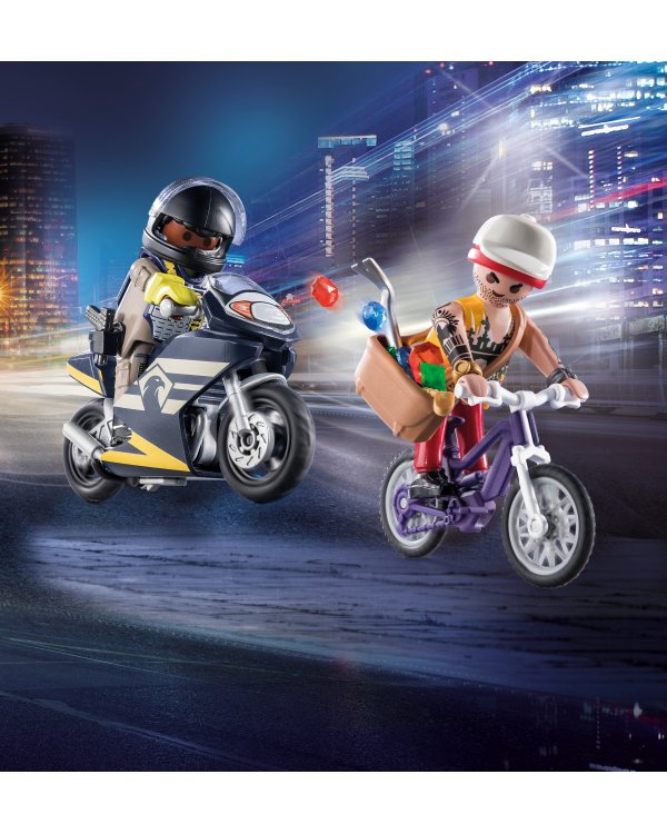 PLAYMOBIL CITY ACTION стартовый комплект Спецназ и вор 71255