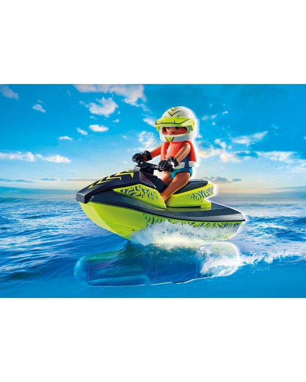 PLAYMOBIL ACTION HEROES Fireboat with Aqua Scooter 71464