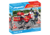 PLAYMOBIL ACTION HEROES Fire Motorcycle & Oil Spill Incident 71466