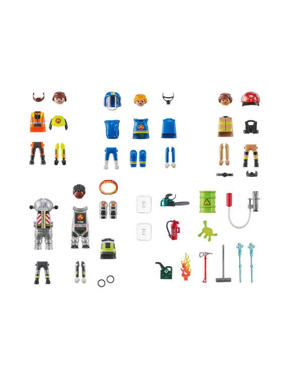 PLAYMOBIL ACTION HEROES My Figures: Fire Rescue 71468
