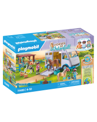 PLAYMOBIL HORSES OF WATERFALL Мобильная школа верховой езды 71493