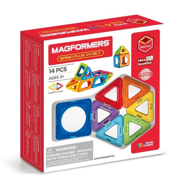 MAGFORMERS "Basic Plus 14" магнитный конструктор