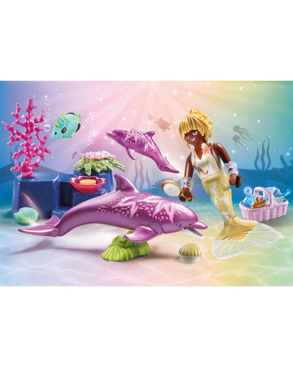 PLAYMOBIL MERMAIDS Русалочка с дельфинами 71501