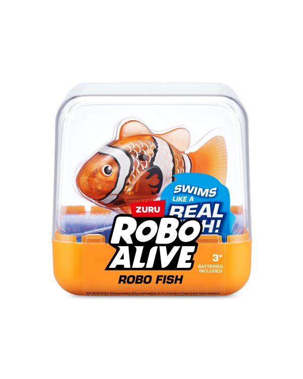 ROBOALIVE интерактивная рыбка-робот, 7cm