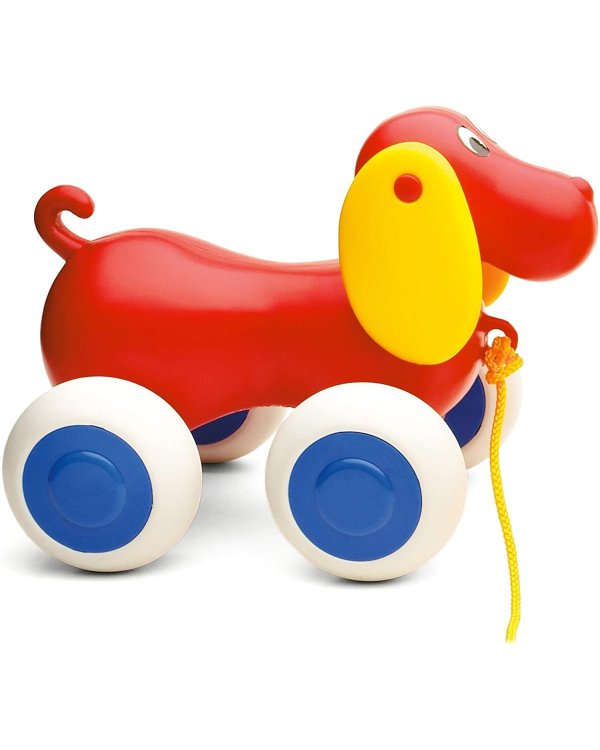 VIKING TOYS собачка на верёвочке, 19 см