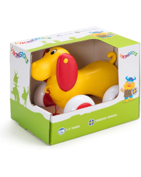 VIKING TOYS собачка на верёвочке, 19 см