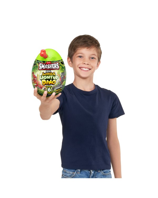 SMASHERS Интерактивное яйцо-сюрприз Mini Light-Up Dino