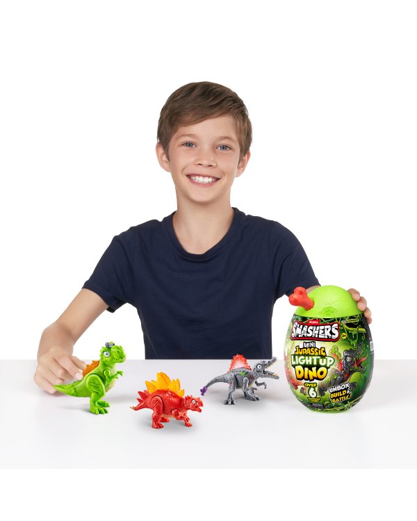 SMASHERS Интерактивное яйцо-сюрприз Mini Light-Up Dino