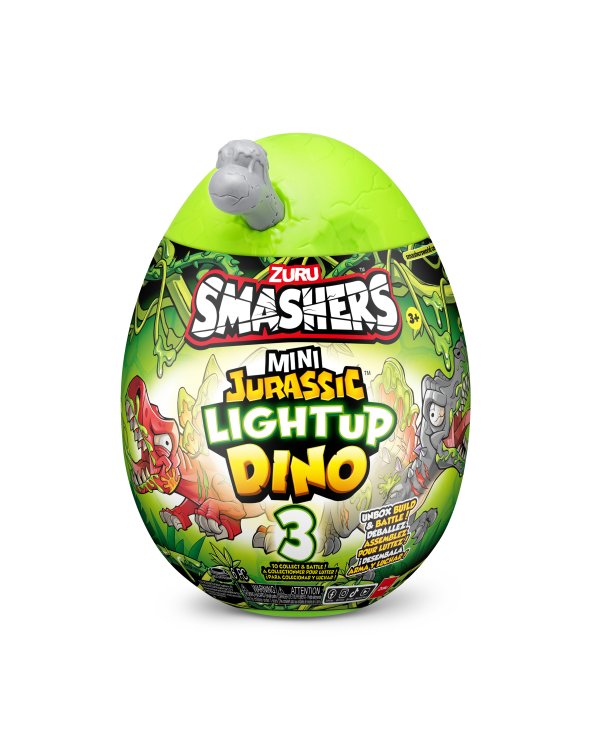 SMASHERS Интерактивное яйцо-сюрприз Mini Light-Up Dino