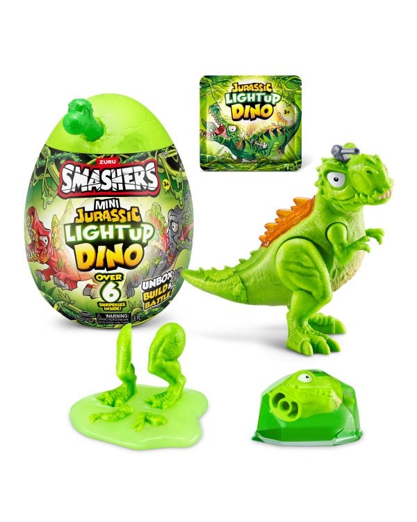 SMASHERS Интерактивное яйцо-сюрприз Mini Light-Up Dino
