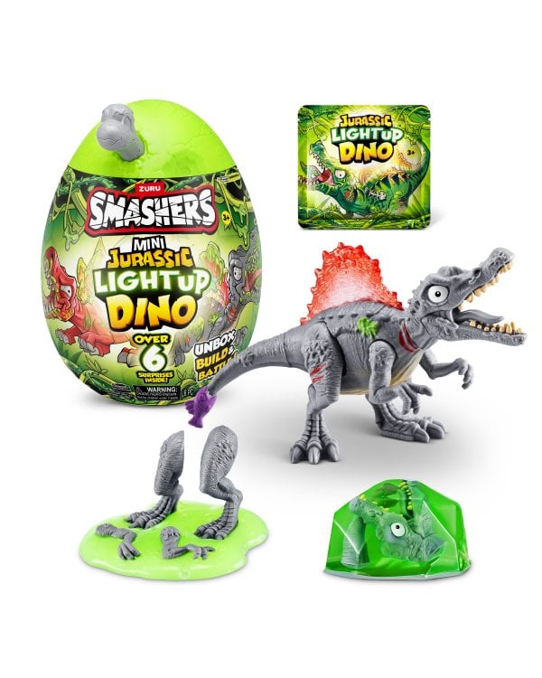 SMASHERS Интерактивное яйцо-сюрприз Mini Light-Up Dino