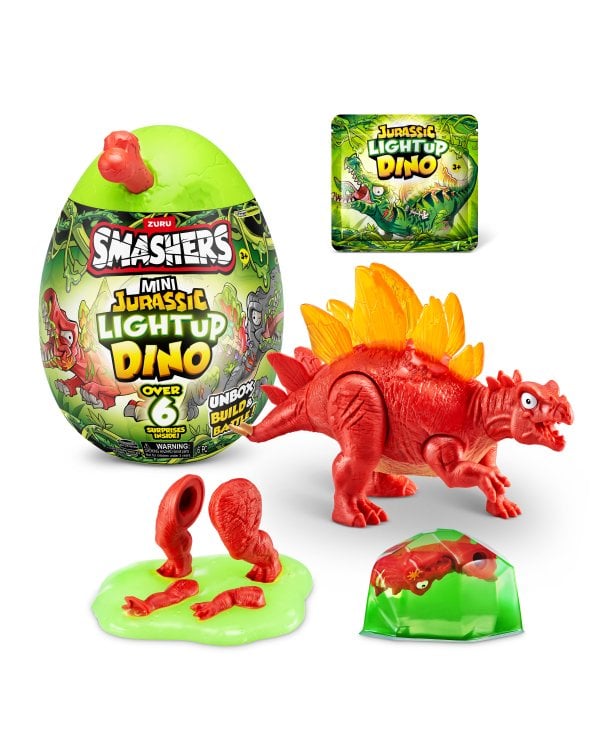SMASHERS Интерактивное яйцо-сюрприз Mini Light-Up Dino
