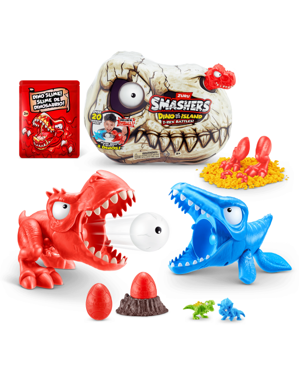 SMASHERS игровой набор Dino Island T-Rex Battle