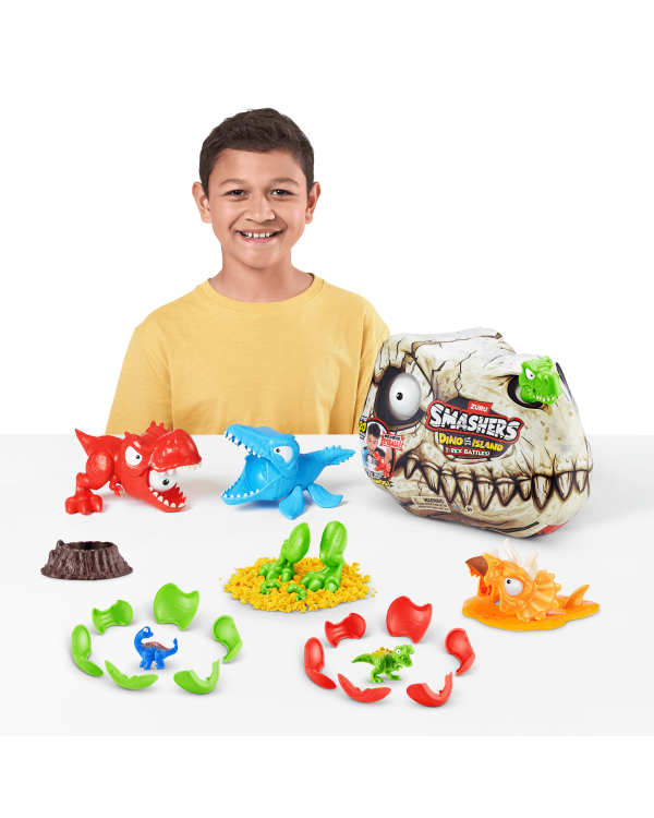 SMASHERS игровой набор Dino Island T-Rex Battle