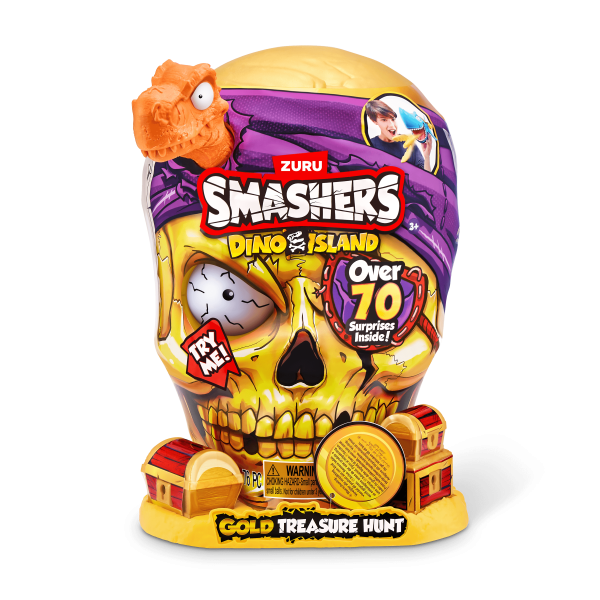 SMASHERS игровой набор Dino Island Gold Treasure hunt