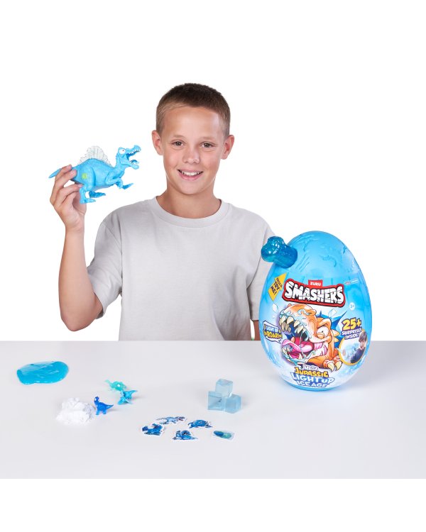 SMASHERS Интерактивное яйцо-сюрприз Dino Ice Age Light Up Mega