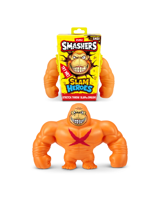 Дополнительное изображение книги «SMASHERS Slam Heroes Тянущаяся фигурка Горилла, 18 cm»