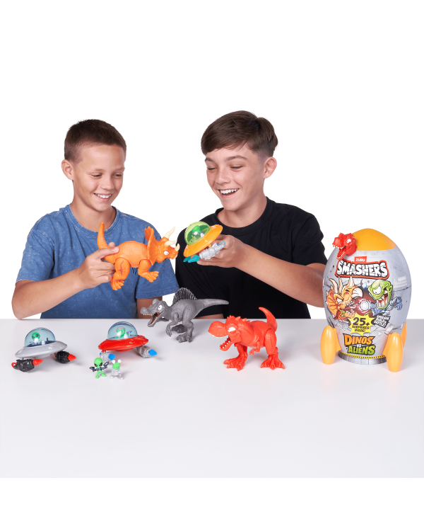 Дополнительное изображение книги «SMASHERS Игровой набор Dinos VS Aliens»