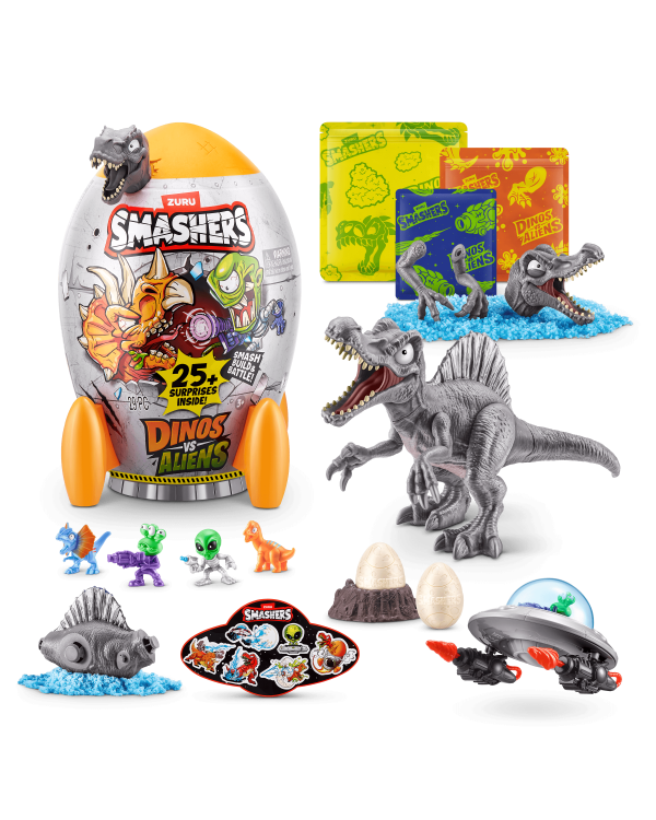 Дополнительное изображение книги «SMASHERS Игровой набор Dinos VS Aliens»