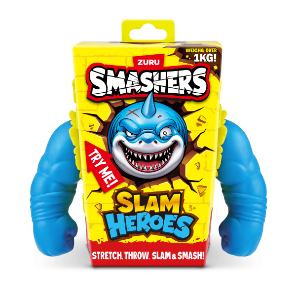 Обложка книги «SMASHERS Slam Heroes тянущаяся фигурка Акула, 18 cm»