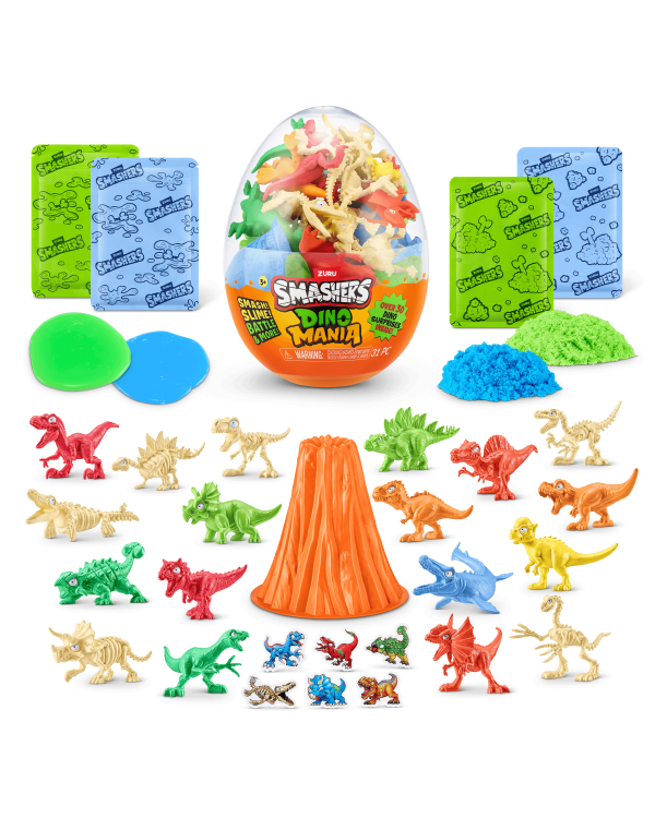 Дополнительное изображение книги «SMASHERS Игровой набор Dinos VS Aliens»